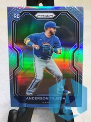 2021 Panini Prizm Carolina Blue Prizm Anderson Tejeda #9 Rookie RC